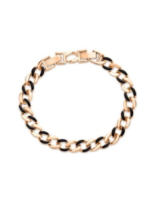 18K Gold Plated Bracelet with Enamel - Wholesale Jewelry