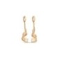 Позолота 18K длинные серьги с меандровым мотивом Xuping Позолота 18K длинные серьги с меандровым мотивом Xuping