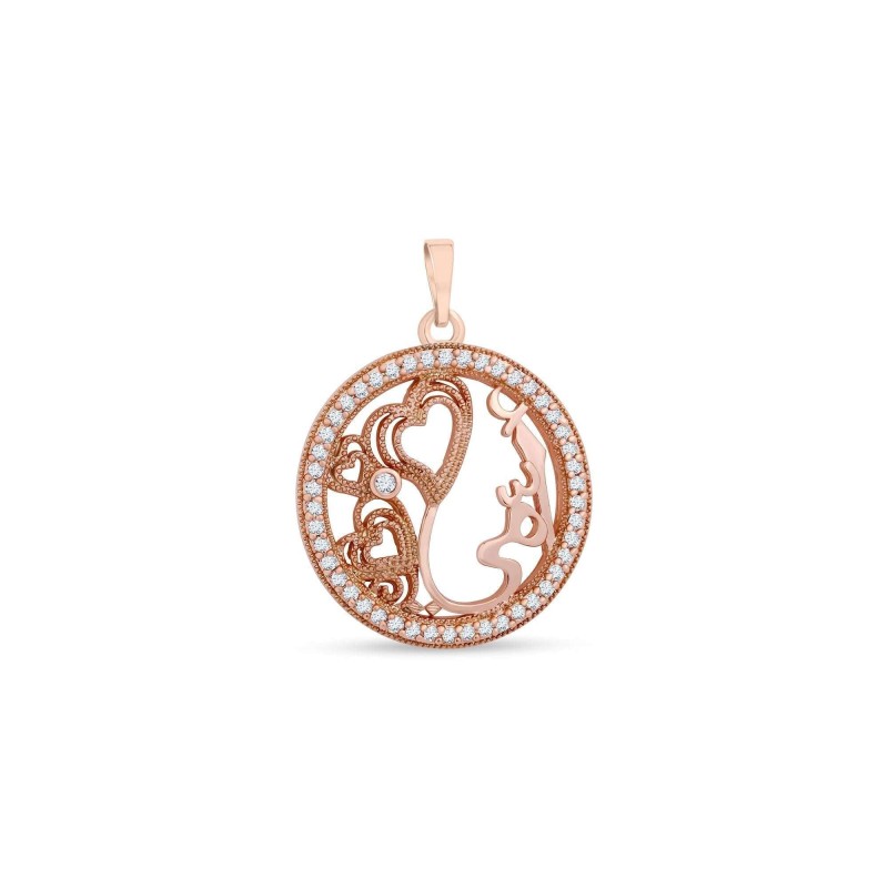 Rose Gold Plated Pendant 35 MM Rose Gold Plated Pendant 35 MM