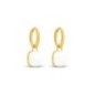 14K Gold Plated Enamel Drop Earrings