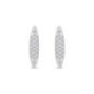 Platinum Plated Xuping Oval Zircon Earrings