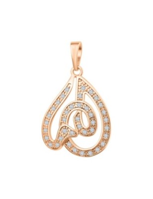 Xuping 18K Gold Snake Zircon Pendant | Wholesale B2B EU