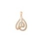 18K Gold Plated Xuping Snake Motif Zircon Pendant