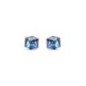 Platinum Plated Xuping Cube Crystal Studs