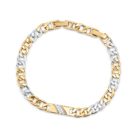 Xuping Two-Tone CZ Bracelet 17/19cm | Wholesale Europe