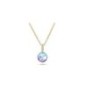 18K Gold Plated Xuping Multicolor Crystal Necklace