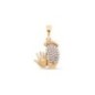 18K Gold Plated Handprint Zircon Pendant Xuping