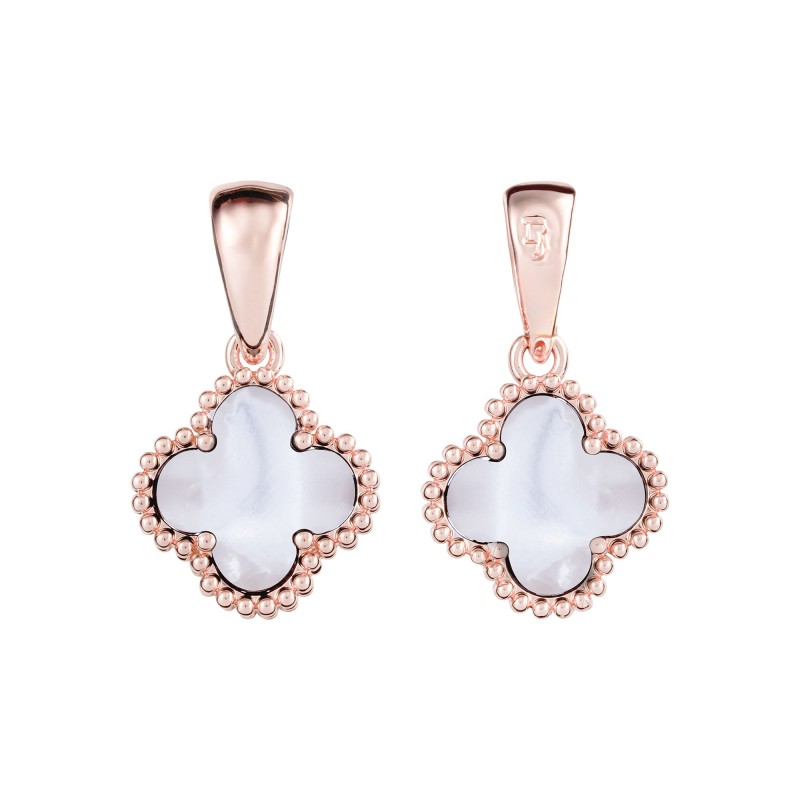 18K Gold Plated Clover Pendant 22mm Fallon Jewelry