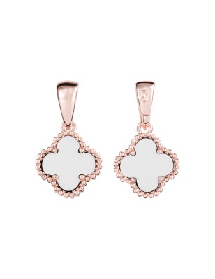 18K Gold Plated Quatrefoil Pendant 22mm