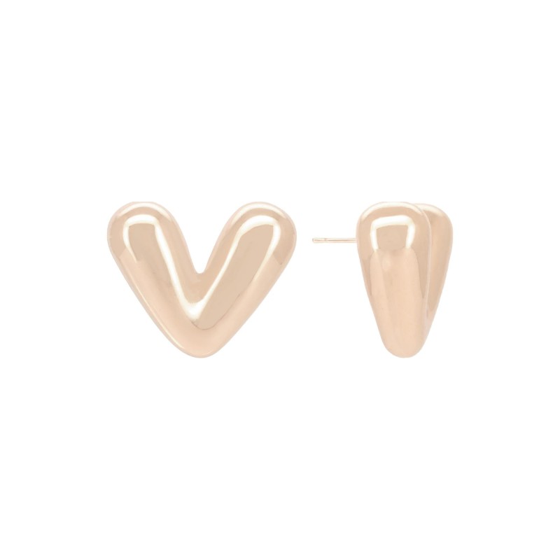 18K Gold Plated V-Shaped Stud Earrings 18K Gold Plated V-Shaped Stud Earrings