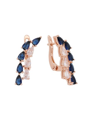 18K Gold Plated Earrings 27 MM – Fallon Jewelry