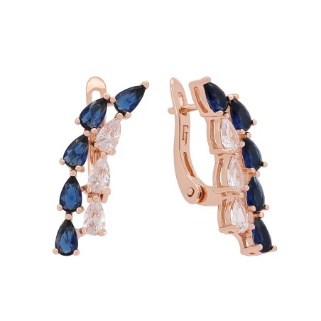 18K Gold Plated Earrings 27 MM – Fallon Jewelry