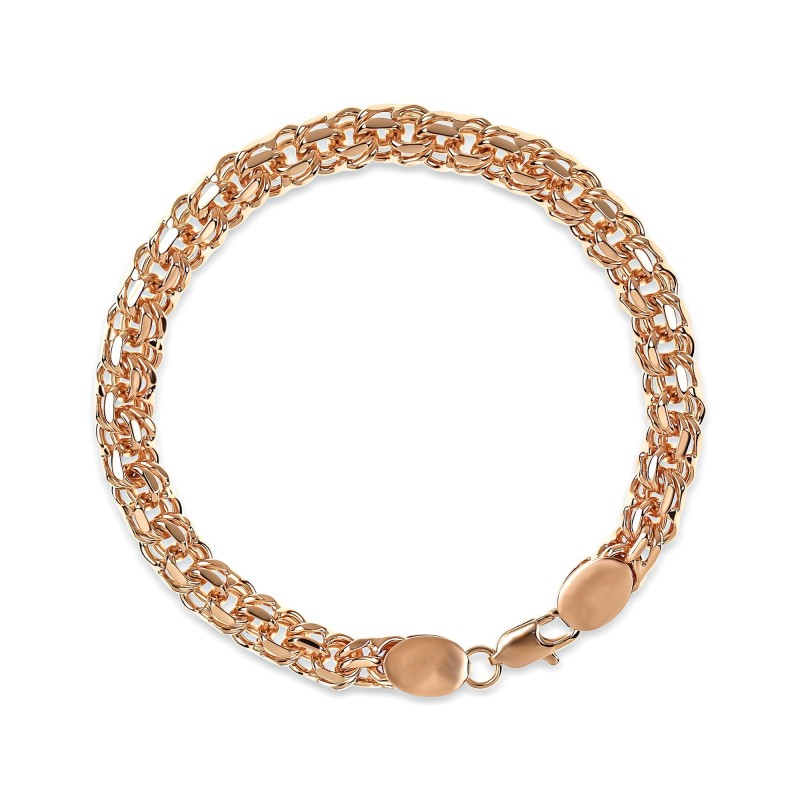 18K Gold Plated 24 CM Garibaldi Bracelet 8 MM Fallon