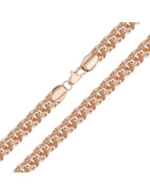 18K Gold Plated 65 CM Garibaldi Chain 6.5 MM Fallon Jewelry