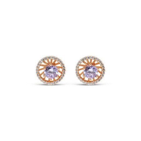 18K Gold Plated CZ Stud Earrings Wholesale