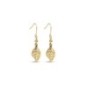 24K Gold Plated Xuping Leaf Drop Hook Earrings 24K Gold Plated Xuping Leaf Drop Hook Earrings