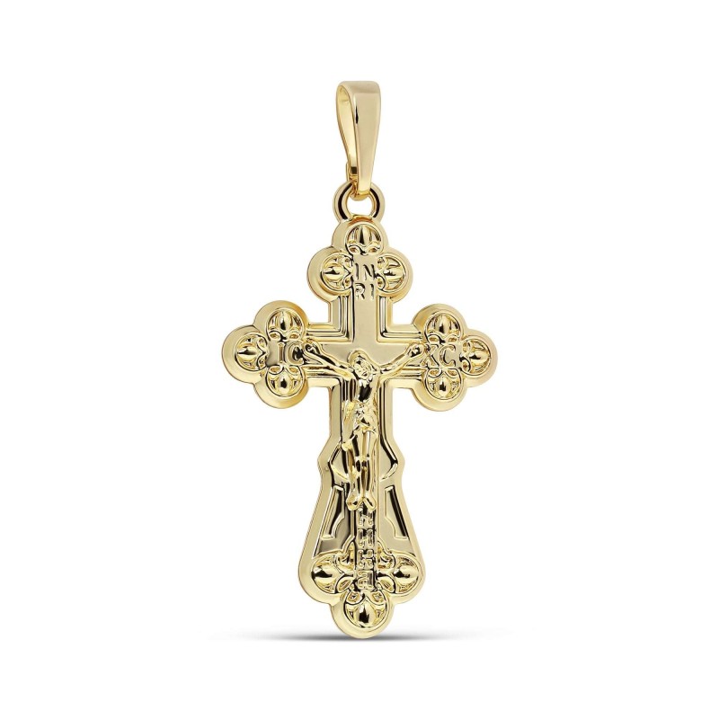 14K Gold Plated Xuping Classic Crucifix Cross Pendant