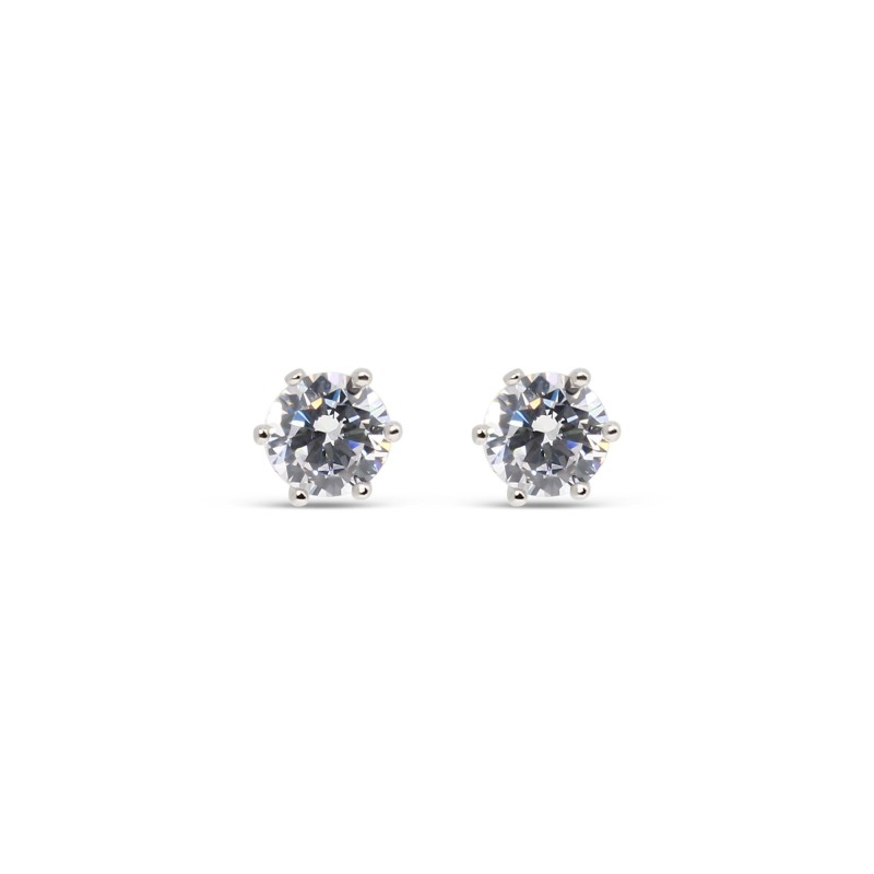 Platinum Plated CZ Stud Earrings Xuping Platinum Plated CZ Stud Earrings Xuping