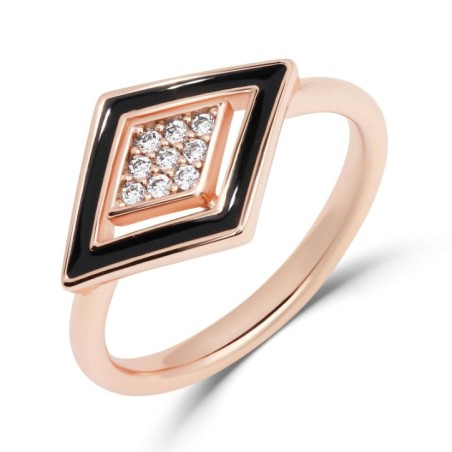 18K Gold Plated Enamel CZ Ring Wholesale