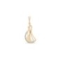 18K Gold Plated 28 MM White Synthetic CZ Pendant Xuping