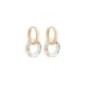 18K Gold Plated Champagne Hoop Earrings Xuping