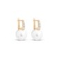 18K Gold Plated Shell Bead Drop Earrings – 25 mm 18K Gold Plated Shell Bead Drop Earrings – 25 mm