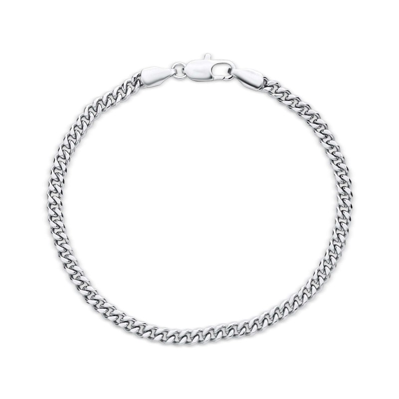 Platinum Plated Xuping Minimalist Curb Chain Bracelet