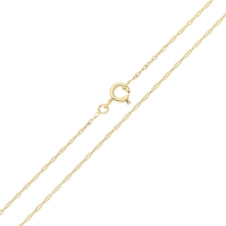 18K Gold Plated 45 CM Singapore Chain Xuping